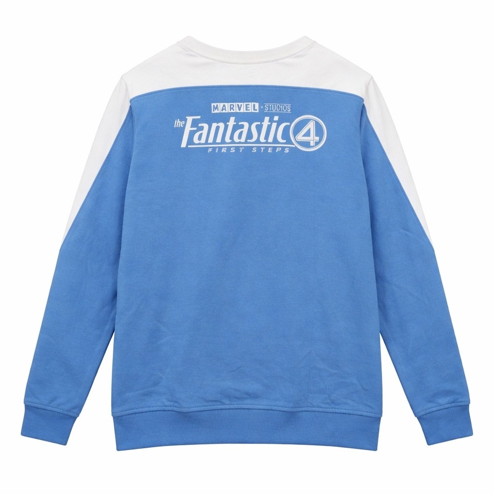 Marvel Studios Fantastic 4 First Steps Blue White Sweatshirt XL